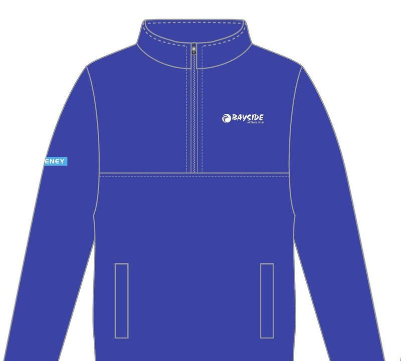 Quarter zip jumper, blue